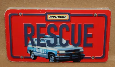 Matchbox RESCUE Police Hardcover Book • $8