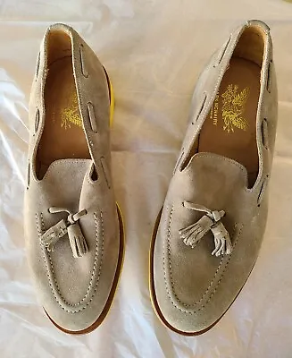 Mark Mcnairy Shoes Size US10 1/2 Dirty Suede Tassel Loafers Commando Itshide • $110