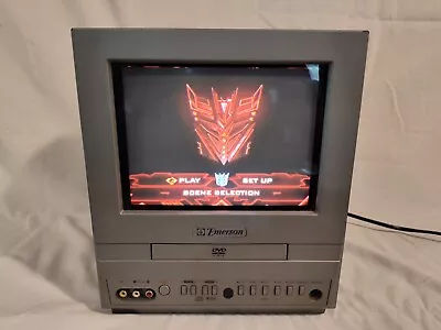 Emerson EWC09D5 9 Inch CRT DVD Combo TV Retro Gaming No Remote Works! Read • $71.95