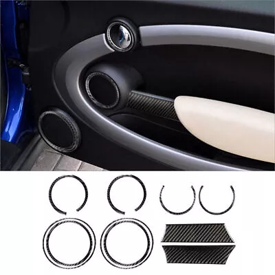 For Mini Cooper 2007-2010 Carbon Fiber Interior Door Control Panel Cover Trim 8* • $34.49