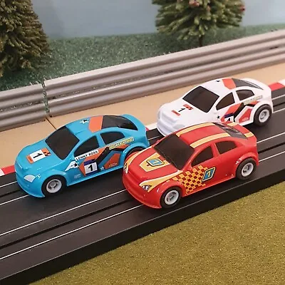 £26.99 • Buy Micro Scalextric 1:64 Cars - 3 Rally Cars - Red, Blue & White