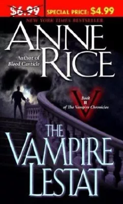 The Vampire Lestat Mass Market Paperbound Anne Rice • $8.43