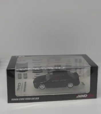 $35 • Buy Inno64 Honda Civic Ferio SiR EG9 Super Deep Black JDM Complete Decal & Tyre