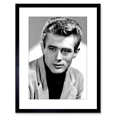 James Dean Publicity Shot Small Framed Art Print 9x7 Inch • £15.99