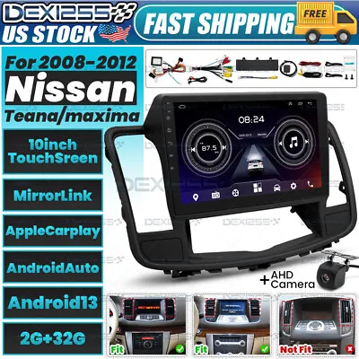 For Nissan Teana Maxima 2008-2013 32G Android Car Stereo Carplay GPS Navi Radio • $144.79