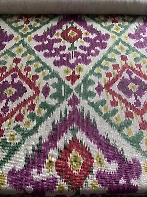 Manuel Canovas  Boheme Ikat Fabric Upholstery 2.35 Metres • £100