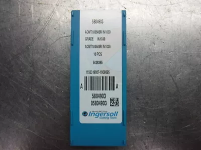 Ingersoll Carbide Milling Inserts QTY10 AOMT180508R IN1030 (LOC3639) • $129.95