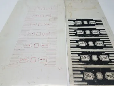 Marx 1940 Ultra Rare Gull Station Gas Pump Prototype Artwork Tin Sheets 2 Colors • $850