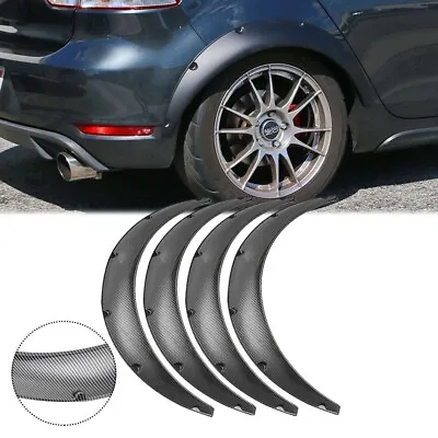 4.5  Carbon Fender Flare Extra Wide Flexible Wheel Arch Body Kit For Toyota RAV4 • $94.15