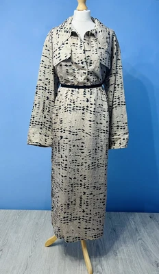 £6 • Buy H&M Collared Split Oversized Midi Shirt Dress Size L UK 16/18