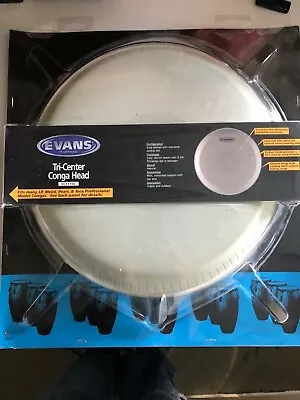 Evans Tri-Center Extended Collar Conga Drum Head 11.75 Inch • $50