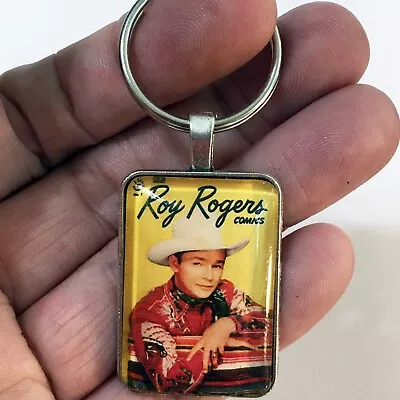 Roy Rogers Comics #1 Cover Key Ring Or Necklace Classic Movie TV Western Cowboy • $12.95