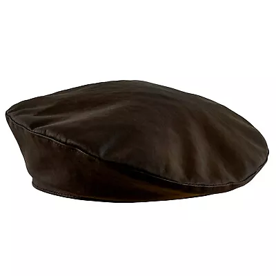 Sterkowski REBEL Natural Leather Beret Breathable Military Style French Artist • $84