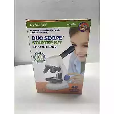 My First Lab DUO Scope Starter Kit 2-in-1 Microscope W/ Accessories NEW • $21