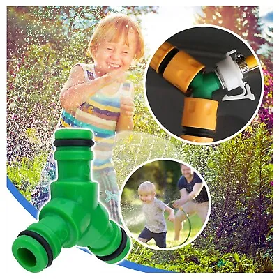 $12.72 • Buy Plastic Garden Hose Coupling Garden Quick Three Way Sprinkler Tractor For Yard
