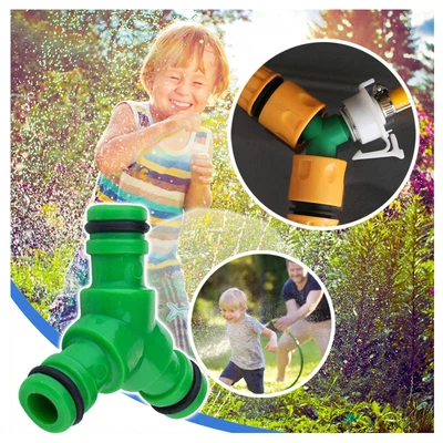 $12.72 • Buy Plastic Garden Hose Coupling Garden Quick Three Way Sprinkler Tractor For Yard