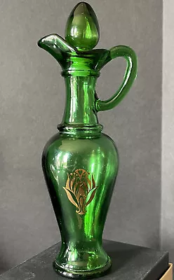 Avon Collector’s Edition Green Glass Bottle • $15