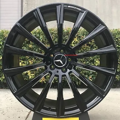 22'' Inch Wheels Fit Mercedes S550 Bentley S63 Gloss Black With Tires GLC CL63 • $1999