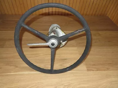 Antique Wooden Boat Steering Wheel Chris Craft Lyman Runabout Wood Dunphy • $245.76