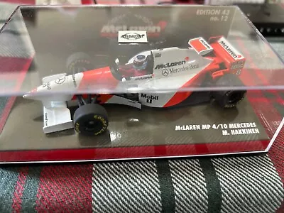 Minichamps 1:43 McLaren Mercedes MP 4/10 M. Hakkinen #8 Ed. 43 No 12 NEW IN BOX • $44.99