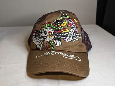 Ed Hardy Adjustable Baseball Cap Hat Sequins • $25.76