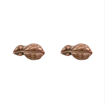 Genuine RIBBON MINIATURE MEDAL ATTACHMENTS OAK LEAF CLUSTER BRONZE 5/16  (Pair) • £7.47