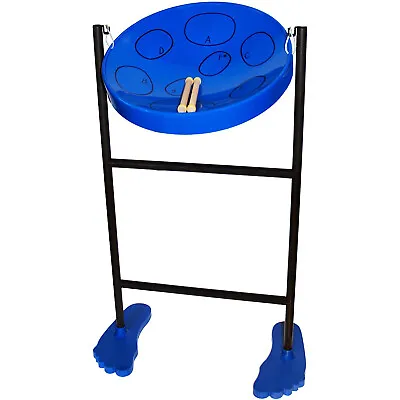 Panyard Jumbie Jam W1058 G Diatonic Steel Drum Blue W/ Floor Stand • $224.95