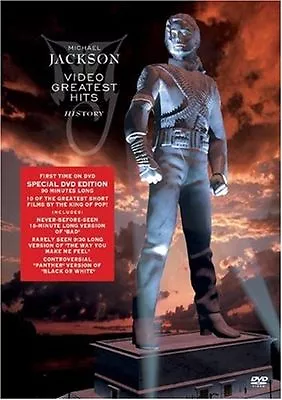 Michael Jackson - Video Greatest Hits - HIStory (1995)  - NEW DVD • $18.39