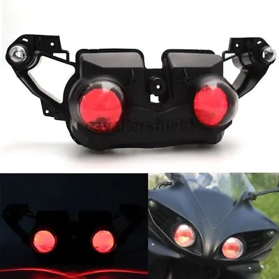 Fully HID Red Devil Eye Headlight Assembly Projector For Yamaha YZF R1 2009-11 • $484.49