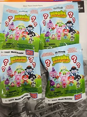 4 New Mega Bloks Moshi Monsters 80600 Series 1 Minifigure Blind Bag • $19.99