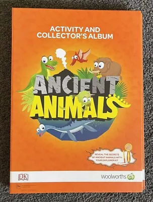 Ancient Animals Woolworths Activity And Collector’s Album - Full Set • $15