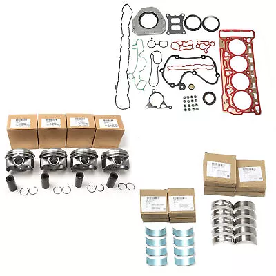 Engine Cylinder Head Gasket Pistons & Ring Set  Fit For Fit For VW AUDI 1.8 T • $380