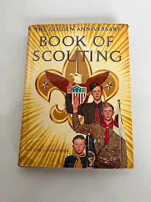 The Golden Anniversary Book Of Scouting (HCDJ 1959) Illus Norman Rockwell BSA • $19.99