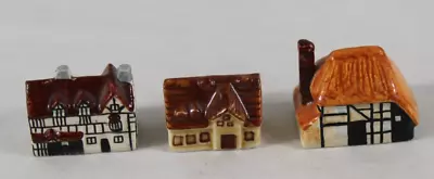Miniature English Cottages One Marked England • $14.99