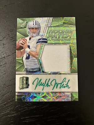 2018 Panini Spectra Mike White Auto Patch RC Neon Green /60 Rookie Autograph 220 • $31.50