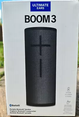 Ultimate Ears Boom 3 NFC Bluetooth Minibox Speaker - Night Black • £98