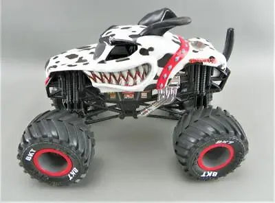 Hot Wheels MONSTER JAM 1/24 White Dalmation MONSTER MUTT Diecast Metal 4x4 Truck • $19.97