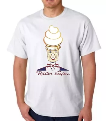 Mister Softee Vintage Reproduction Style Tee Tshirt Ice Cream Soft Serve • $16.50