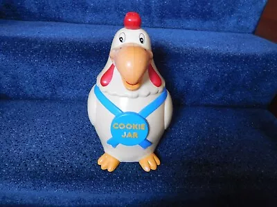 Vintage Crowing Rooster Cookie Jar 1994 Fun-damental Too Ltd Hard Plastic VIDEO • $16.99