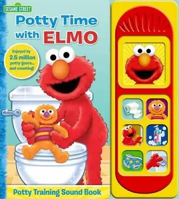Little Sound Book Potty Time With Elmo Wlg - Board Book By Pi Kids - GOOD • $3.94