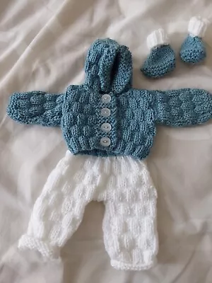 £7 • Buy Hand Knitted Dolls Clothes. Fit 12  Baby Doll.