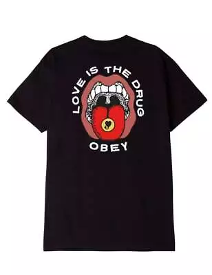 £41.50 • Buy Obey Clothing Men's Love Is Drug Tee - Black