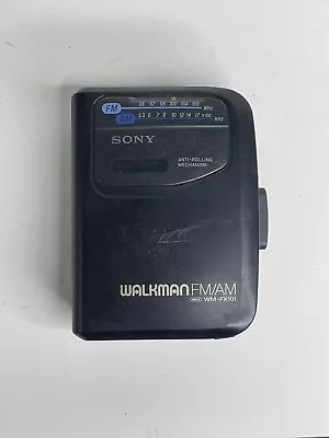 Vintage Sony Walkman Stereo Cassette Player FM/AM Radio WM-FX101 Tested Works • $19.99
