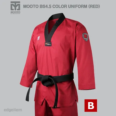 MOOTO BS4.5 Red Color Uniform WT Taekwondo Demonstration Team Dobok Performance • $69.20
