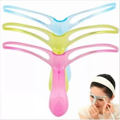 £2.99 • Buy Eyebrow Shaper Makeup Reusable Template Tool DIY Brow Arch Shaping Stencil 