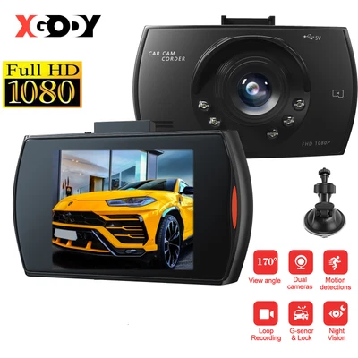 $18.43 • Buy XGODY Dash Camera FHD Car DVR Video Vehicle Recorder Motion Detection G-sensor