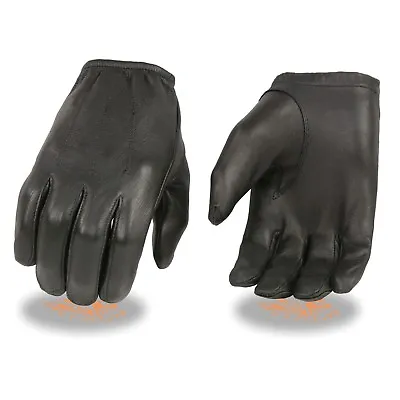Milwaukee Leather Men's Short Wristed Deerskin Unlined Gloves **SH887 BLACK • $27.99