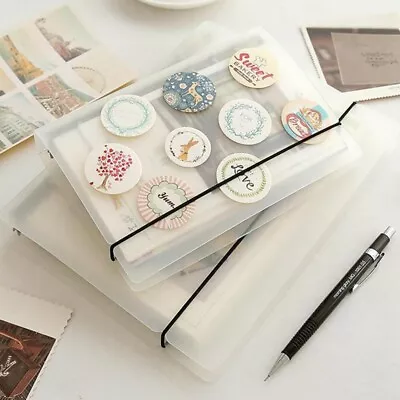 £4.19 • Buy A5 A6 A7 Transparent Loose Leaf 6 Ring Binder Notebook Planner Diary  Cove 'UK