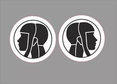 £3 • Buy Skingirl  Scooter Panel Vinyl Decal Helmet Sticker 60mm X 2