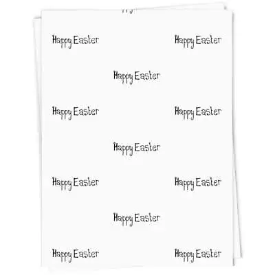 'Happy Easter Text' Gift Wrap / Wrapping Paper / Gift Tags (GI005535) • £3.99